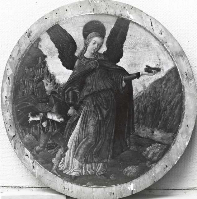 Allen Memorial Art Museum — Italian (Florentine), late fifteenth century. The Archangel Raphael Guiding Tobias — insieme